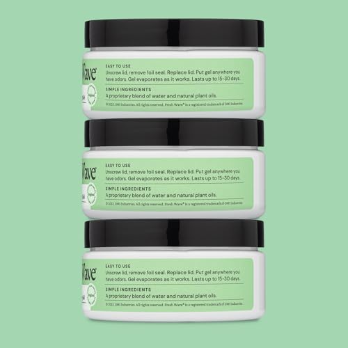 Fresh Wave Iriginal Odor Eliminator Gel 3-Pk 7 oz - Air Freshener for Home | Plant-based essential oils. Lasts 15-30 days per jar. No plug-in needed. Pet-safe, closet and bathroom deoderizer. - size: 7 Fl Oz (Pack of 3)