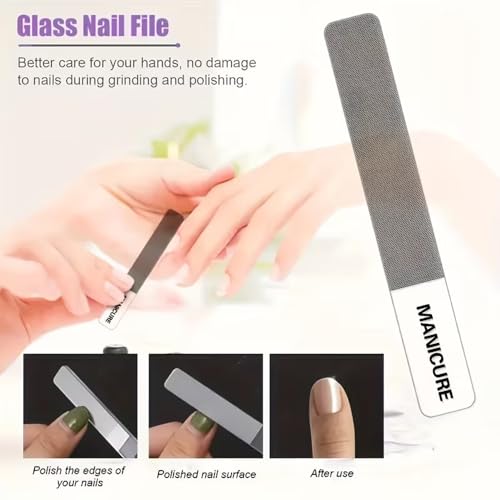 16 Pieces Stainless Steel Manicure Kit, Manicure Set Professional for Women Nail Care Tools, Toenail Scissors Tools with Leather Travel Bag (Gray-Green)