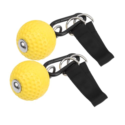 Pull Up Grips Ball Grip Strength Trainer, 304 Stainless Steel Hook & EVA Material for Pull Ups Climbing Training, Cable Machine Attachments for Hand Wrist Finger Strength Workout