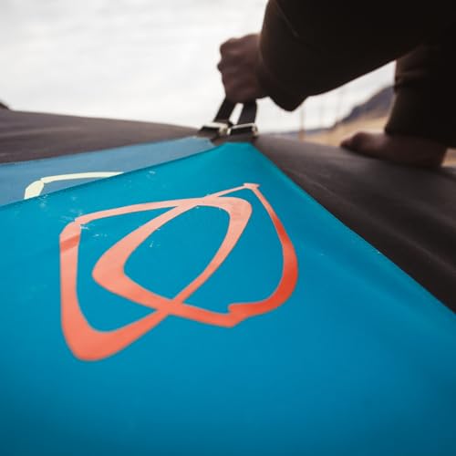 Asana Superhero Bouldering Crash Pad - Deluxe Suspension, Triple Layer Dual Density Foam Structure, Heavy Duty Nylon - Premium Rock Climbing Crash Mat with Huge Landing Zone (57x40x4)