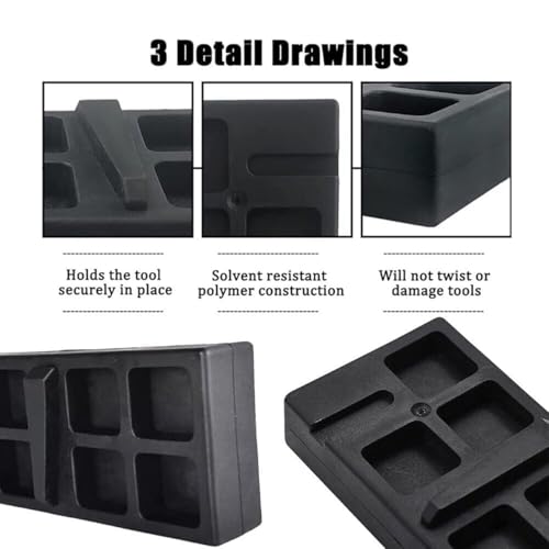 ULAMORE Tool Block Reinforced Plastics Black (Lower 15)Repair Smithing Tool Part Support