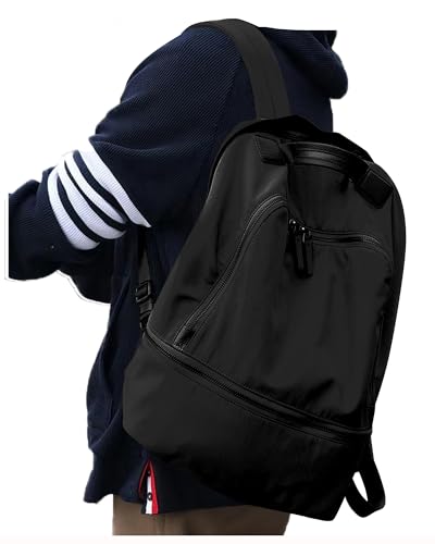 Gym Backpack for Women, Gym Bag with Shoe Compartment, Water Resistant Lightweight Sports Yoga Travel Backpack with Wet Pocket,Cheer Backpack,Black | Sports Backpack with Wet Pocket Lightweight Cheer Bag Yoga Travel Casual Daypack & Luggage Strap & Water