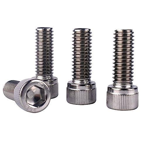 1/4-20 x 1/2" Allen Hex Socket Head Screw Bolt, 304 Stainless Steel 18-8, UNC Machine Full Thread, Pack of 20 - size: 1/4-20 x 1/2" (20 PCS)