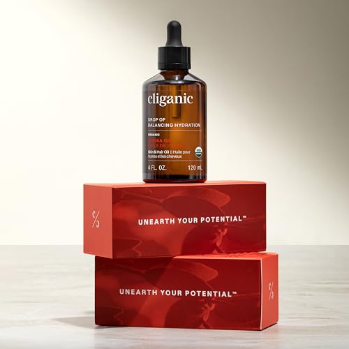 Cliganic Organic Jojoba Oil, 100% Pure (2oz) | Natural Cold Pressed Unrefined Hexane Free Oil for Hair & Face | Base Carrier - size: 2 Fl Oz (Pack of 1)