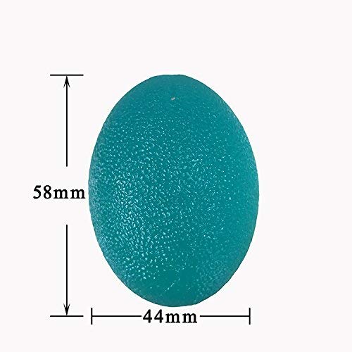 Multiple Resistance Therapy Exercise Gel Squeeze Balls for Hand Finger Wrist Muscles Arthritis Grip Exerciser Strengthening - color: Oval Ball