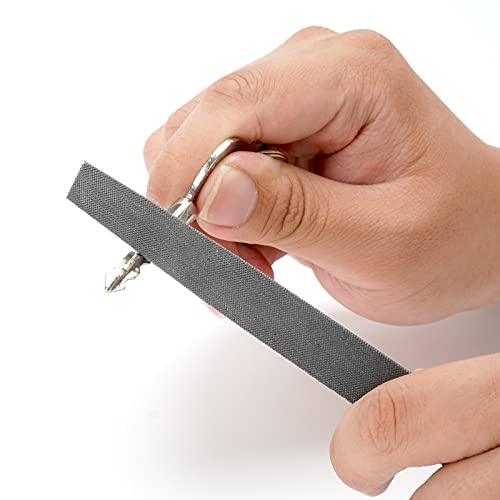 6-inch Half Round Medium Cut File, Double Cut Teeth, High Carbon Steel, Single Hand File Without Handle, Suitable for Shaping Metal, Wood, etc. - color: Half Round File, size: 6 Inch