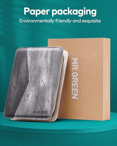 MR.GREEN Manicure Set, German Stainless Nail Clippers Set Anti Splash, Heavy Duty Fingernail& Toenail Clipper for Men& Women, Professional Personal Care Tools with Exquisite Travel Case - color: Grey
