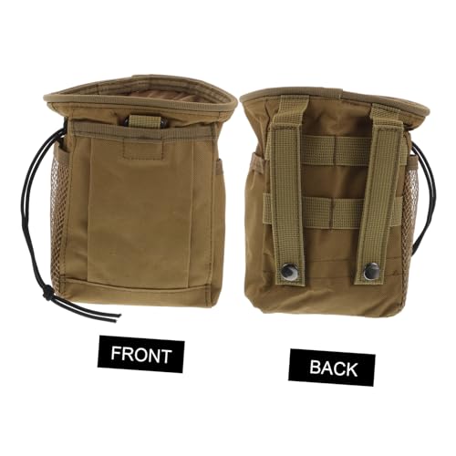 Outdoor Utility Fanny Pack Lightweight Drawstring Chalk Bag with Pockets for Hiking Camping Climbing Multipurpose Waist Pouch for Convenient Storage and Portability