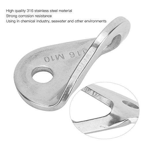 ZJchao Duty Stainless Steel Climbing Holds Anchors Weatherproof Indoor Outdoor Mounting Solutions for Home Gyms Bouldering Training Rigging