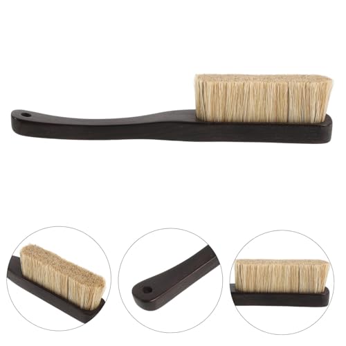 FUOYLOO Climbing Chalk Brush with Ultra Dense Boar Bristle Hair, Hardwood Handle Compact Chalk Brush for Outdoor Rock Cleaning, Bouldering and Indoor Climbing Accessories for Professional