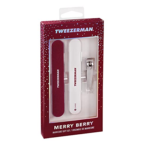 Tweezerman Merry Berry Manicure Set - color: Merry Berry