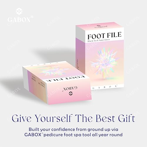 GABOX Nano Glass Pro Foot File, Feet Callus Remover, Dead Skin Exfoliator | Heel & Foot Scrubber, Pedicure SPA Tool for Women & Men, Removedor de Callos en Los Pies, Crystal Green - style: Crystal Green