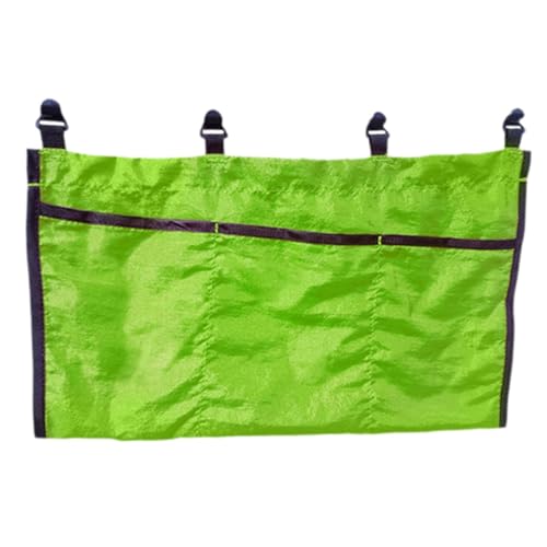 Baoblaze Camping Hanging Pouch Sundries Holder Accessories Lightweight Equipment Foldable Debris Bag Organizer for Climbing Traveling, Light Green