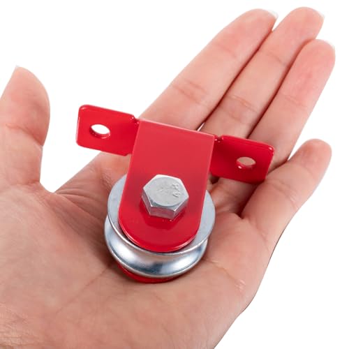 M32 Double Pulley System Hoist, Pulley Block with 65FT Nylon Rope Pulley, Ideal for Rope, Cable and Wire Guidance, Wall and Ceiling Mounting, DIY Projects