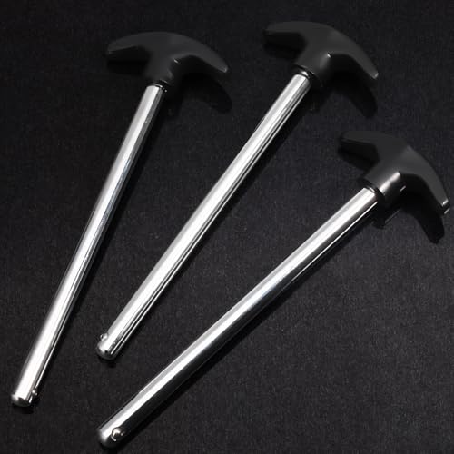 3pcs Weight Stack Pin, Gym Pins for Weight Stack,Weight Lifting Pins for Universal Home Commercial Gym Strength Training Equipment Machine Pin Insert Accessories(3/8 " Diameter / 6 " Locking Space)