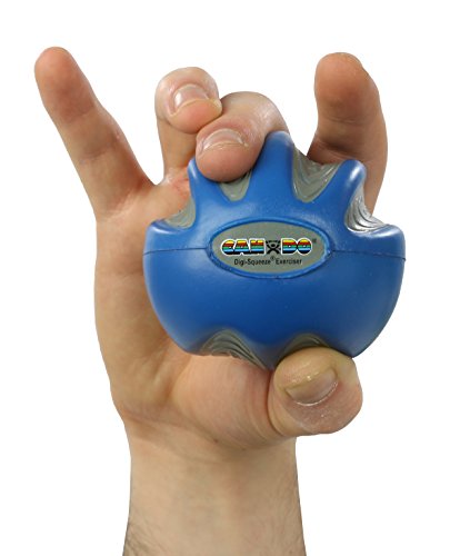 FEI 10-1983 Fabrication Cando Digi-Squeeze Hand/Finger Exerciser, Heavy, Blue, Medium - color: Blue: Firm, size: Medium