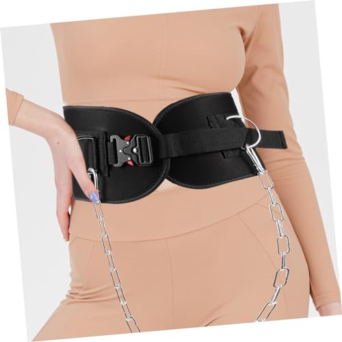 Fitness Dipping Belt Chain Weightlifting Dip Belt for Pull-ups and Strength Training and Cloth Material for Enhanced Muscle Support and Resistance