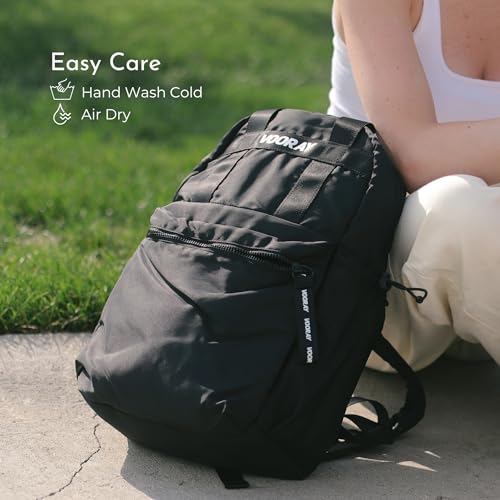 VOORAY 19L Katie Backpack, Large - Travel, Gym & Sports Backpack - color: Matte Black