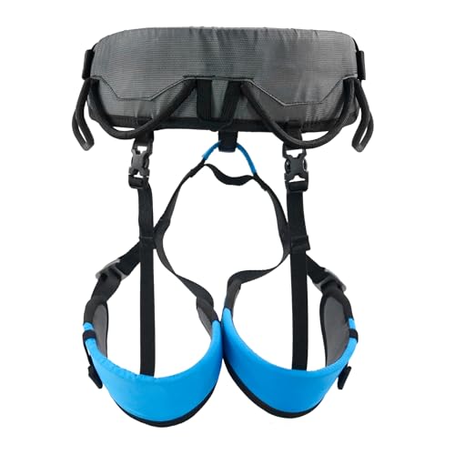 Climbing Harness, Mountaineering Rock Climbing Harness, Men Women Tree Ice Climbing Half Body, Safety Belt Rappelling - size: Small