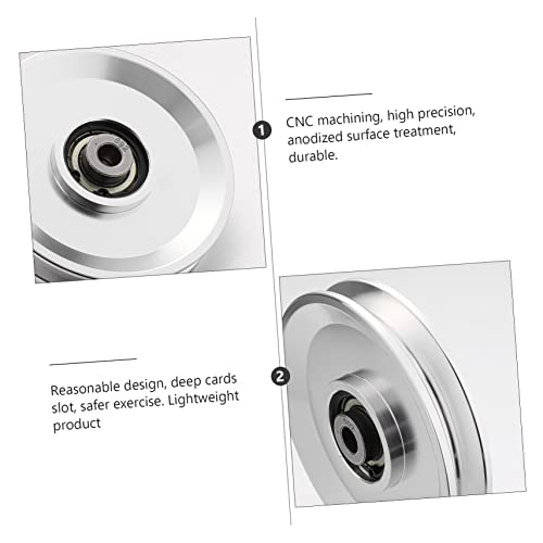 1Pc Aluminum Alloy Lift Load Bearing Pulley Wheel Gym Equipment Accessory with High Machining and Anodized Surface Lightweight and Easy to Install for Exercise Machine Attachments