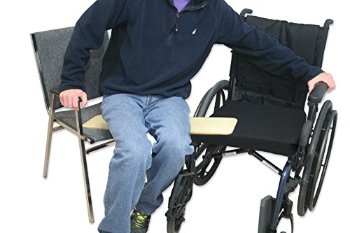 Rehabilitation Advantage 26 Inch Durable Birchwood Transfer Board - size: 3/8” Thick x 26” Long x 8” Wide