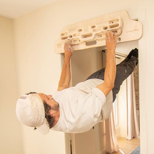 YY Vertical SandwichBase Hangboard Support (No Hangboard Included) – No Drilling, Ultra-Stable Door Frame Mount for Climbing Training | Fits All VerticalBoards | Adjustable Design - Patented Design