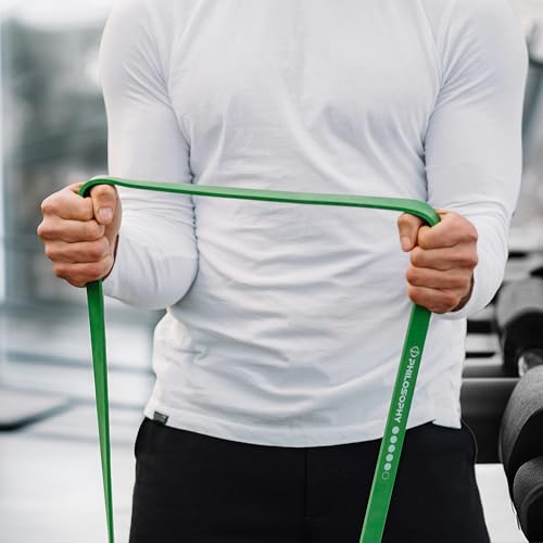 Philosophy Gym Pull Up Assist Band - Resistance Power Loop Exercise Band - style: 1-1/4" (100-120 lbs) - Purple
