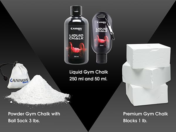 Cannon Sports Liquid Gym Chalk – Pro Non-Slip & Sweatproof Grip – Quick Dry Mess-Free Hand Chalk for Weightlifting, Powerlifting, Rock Climbing, Gymnastics, Pole Dancing & Training - size: 100 ML