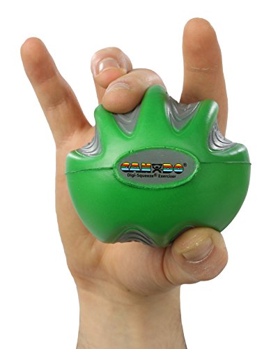 CanDo Digi-Squeeze Hand Exerciser, Large, Green: Medium - color: Green: Medium, size: Large