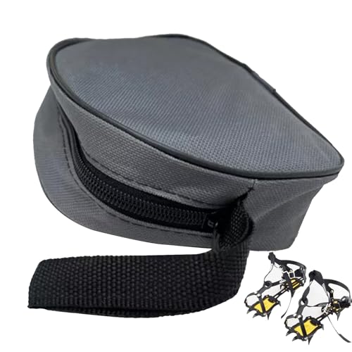 Pocket Crampons Bag Clothes Storage Bin Travel Toiletry Kit Travel Zipper | Holders Travel Zipper Bags, Travel Makeup Organizer, Ice Climbing Tools Storage Pouch for Outdoor Hiking Walking Cl