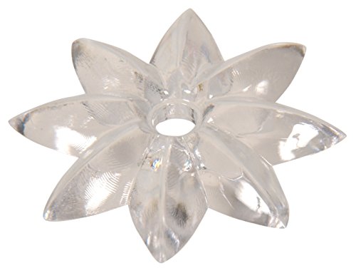 The Hillman Group 54094 Clear Star Rosette, 1-1/2-Inch, 16-Pack