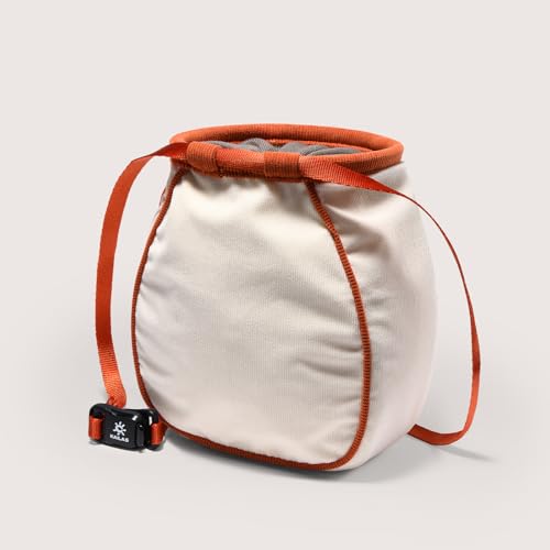 KAILAS Chalk Bag for Climbing Bouldering Giftbox Wide Opening Brush Holders Rock Climbing Gear - color: Orange