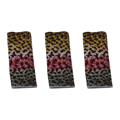 Fishing Finger Protector 3Pcs - color: colorful fish skin pattern
