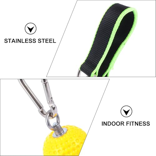 Climbing Training Grip Balls Hand Strength Exercisers with Hanging Rings Finger Strength Trainer for Pull-up Fitness and Rock Climbing Wrist Workout Random Color