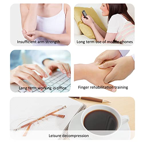 Finger Stretcher, High Elasticity Silicone Portable Five Finger Stretching Band for Guitarist Hand Grip Strengthener and Flexibility Exercise, 2-Pack Green Grey 8.8lb