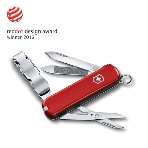 Victorinox 0.6463.T2 Folding Pocket Knife Nail Clip 580 - color: Red