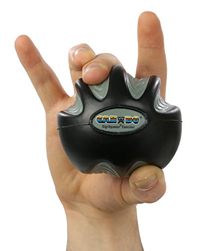Eif-34608 CanDo Digi-Squeeze Hand Exerciser, Black: X-Heavy Resistance, Large, Black: X-Firm - color: Black: X-Firm, size: Large
