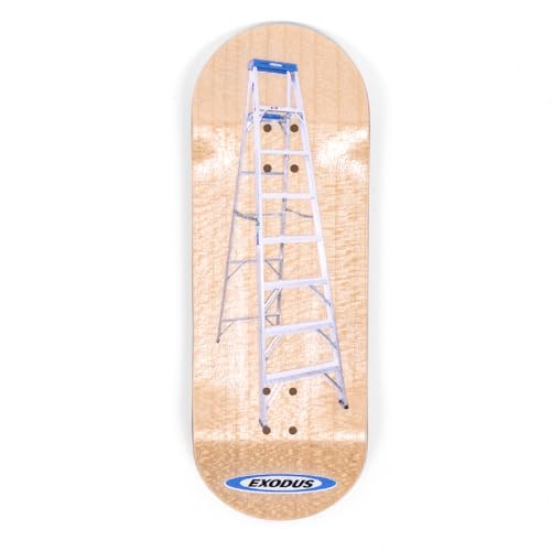Exodus Deep Concave Fingerboard Deck (Ladder Natural Stain, 32mm)