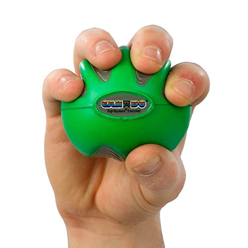 CanDo Digi-Squeeze Hand Exerciser, Yellow: X-Light Resistance, Small - color: Yellow: X-light, size: Small