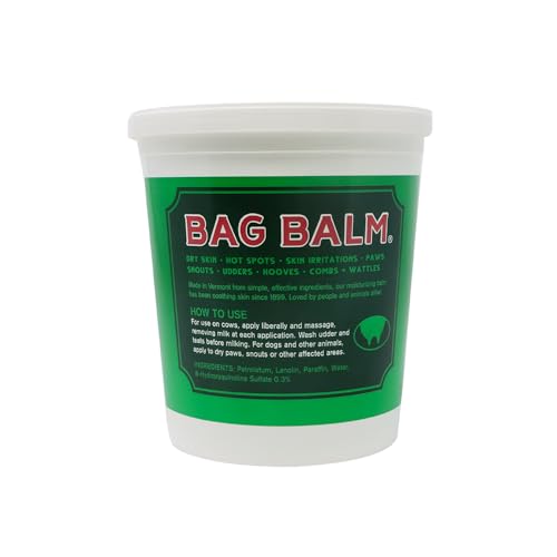 Bag Balm Vermont's Original Hand & Skin Moisturizer, Cracked Heels Treatment, Dry Hands & Dogs Ointment - 72oz Pail - size: 72 Ounce (Pack of 1)