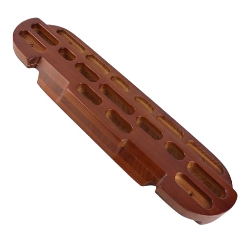 RiToEasysports Wooden Climbing Hangboard, Multiple Finger Hold Depths and Lengths Fingerboard for Home Gym Training, Rock Climbing Strength Building for Beginners and Athletes