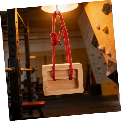 MAGICLULU 2pcs Portable Wooden Climbing Hangboard for Finger Strength Training, Lightweight Design, Suitable for Indoor and Outdoor Use, Rock Climbing Handboard for Climbers