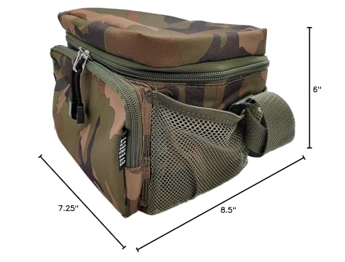 Everest Cooler/Lunch Pattern Bag, Woodland Camo, One Size,CB6P-CAMO - color: Woodland Camo