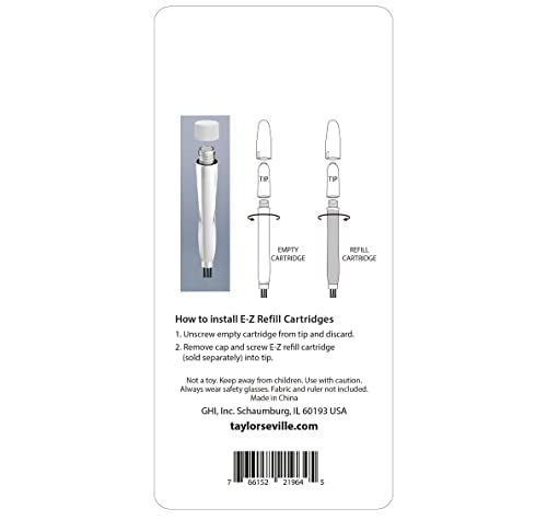 Taylor Seville Magic Chalk Liner with Brush Eraser-White