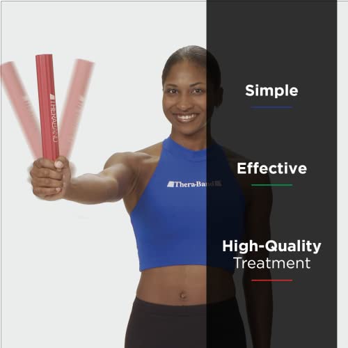THERABAND FlexBar, Physical Therapy, Flex Bar, Elbow, Exercise, Twist, Blue | Tennis elbow therapy bar that helps relieve tendonitis pain and improve grip strength