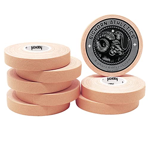 Bighorn Athletics Jiu-Jitsu Finger Tape, 0.5-Inch x 45-feet, 24 Rolls, Black, White & Nude