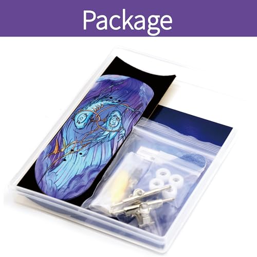 32mm Pro Fingerboard 12 Constellation Series Wooden Finger Board (Pisces) - color: Pisces