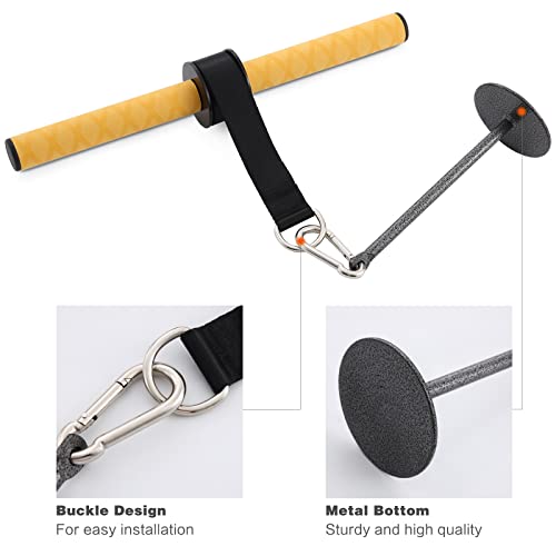 PELLOR Wrist and Forearm Blaster, Wrist Roller & Forearm Roller with Anti-Slip Grip Handles, Forearm Strength Trainer Ideal for Grip Strength, Muscle Building, Rehabilitation - style: Yellow Handle