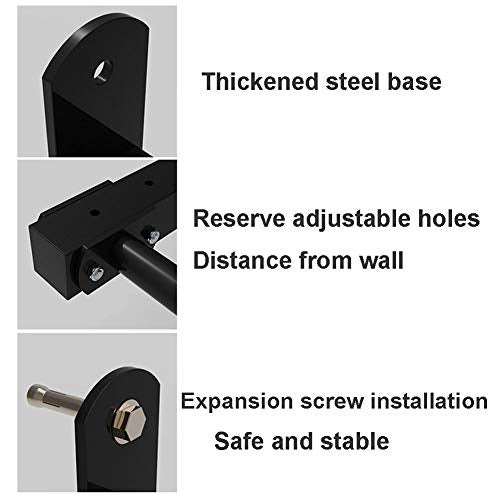 AGYH Wall-Mounted Chin Up Bar, Steel Multi-Position Horizontal Bar, for Wall Climbing Frame of Home Gym, 3 Styles, Load 200KG - size: Style 1