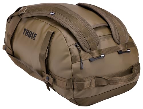 Thule Chasm Duffel bag, Weather-resistant materials, Easy packing, Converts to backpack, Internal pockets, Travel-ready - color: DEEP KHAKI, size: 40L
